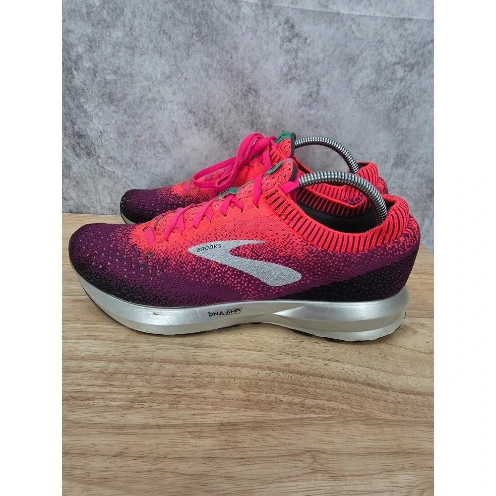 Brooks Levitate 2 Running Shoes Womens 10 B Pink Purple Sneakers 1202791B676